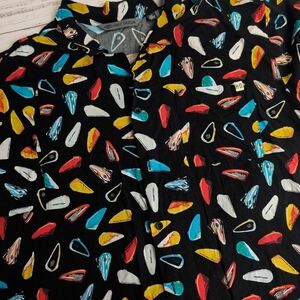 Harley-Davidson Gas Tank 3XL Slim Fit Button Up Hawaiian Black Short Sleeve